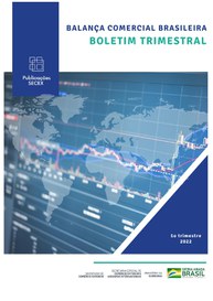 Capa Boletim Trimestral da Balança Comercial Brasileira 1º Trimestre 2022