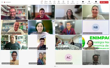 Apresentação dos Eixos 1 e 2 da Enimpacto às equipes estaduais