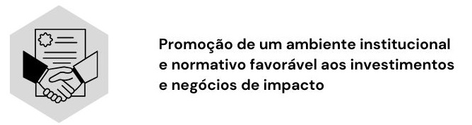 Eixo 4: Promoção de ambiente institucional e normativo favorável aos investimentos e Negócios de Impacto