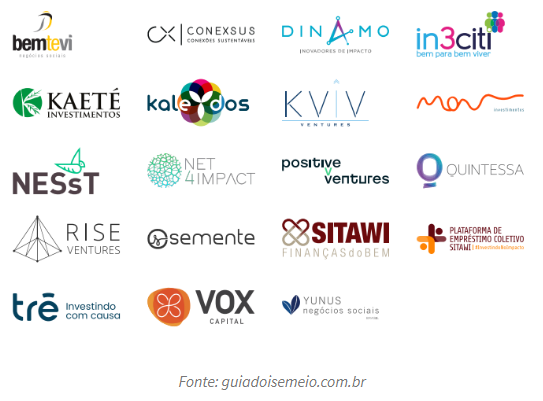Iniciativas de Investimento de Impacto no Brasil mapeadas pelo Quintessa