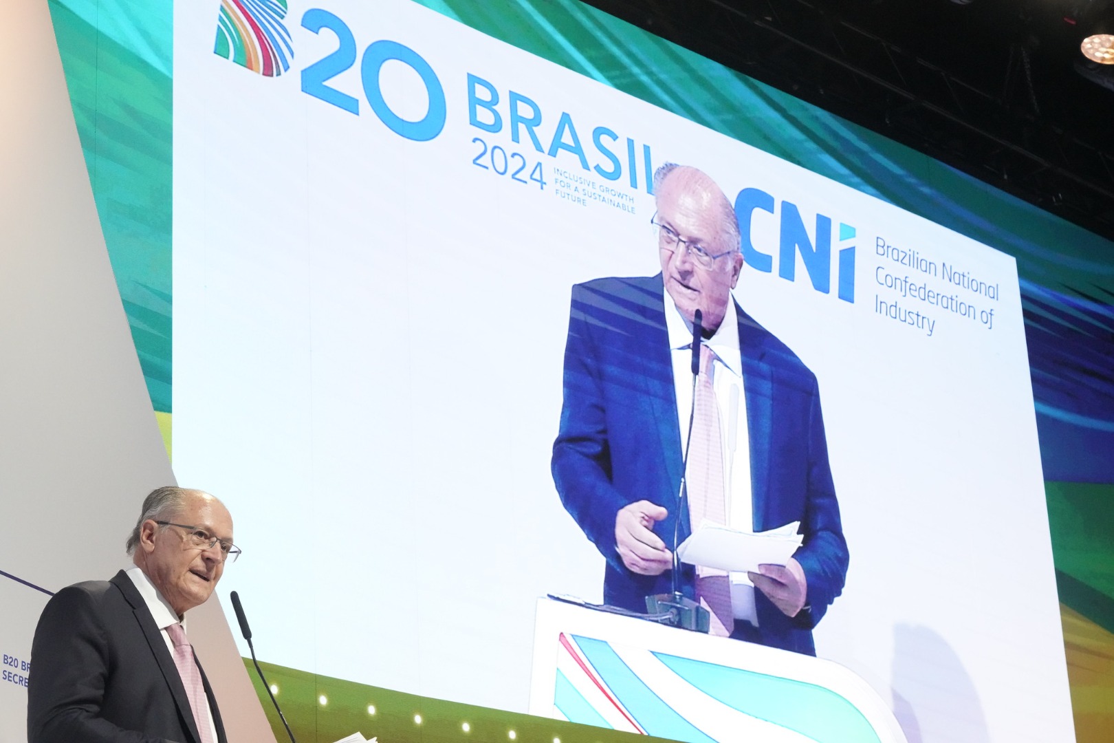 Alckmin reforça alinhamento entre as prioridades do B20 e do G20 —  Ministério do Desenvolvimento, Indústria, Comércio e Serviços