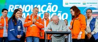 Ao lado de Lula, Alckmin participa de assinatura de contrato de ampliação da frota da Petrobras e Transpetro