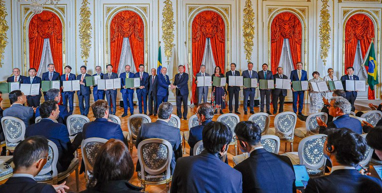 Presidente Lula e primeiro-ministro Shigeru Ishiba