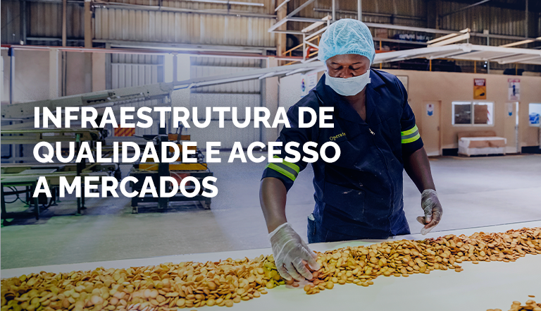 Infraestrutura de qualidade e acesso a mercados