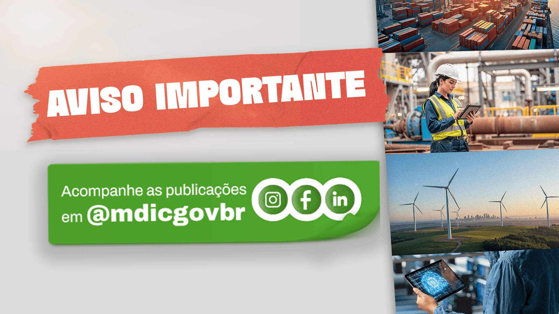 Saiba onde acompanhar as informações oficiais do MDIC