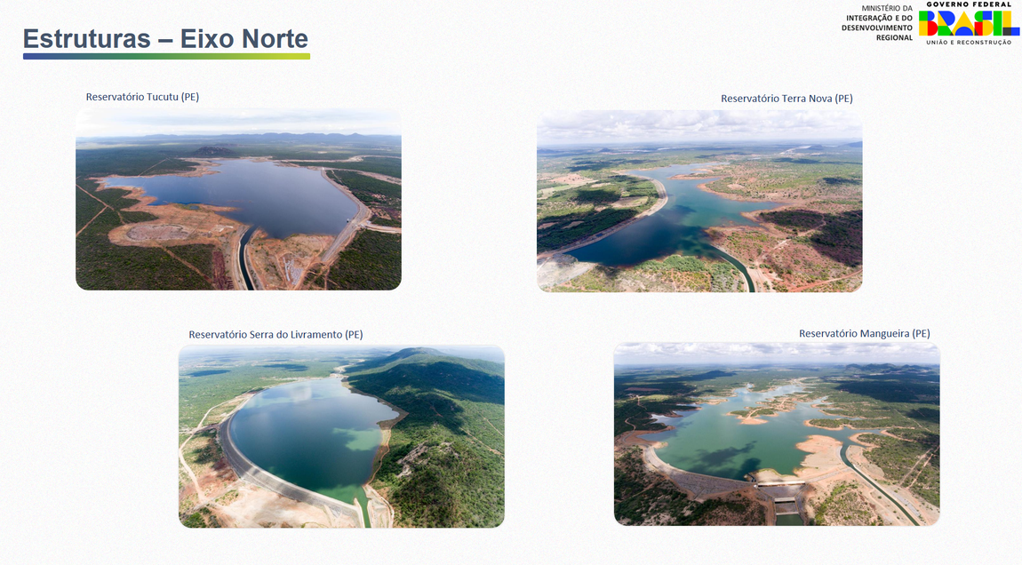 Foto 1 - Estruturas do Eixo Norte