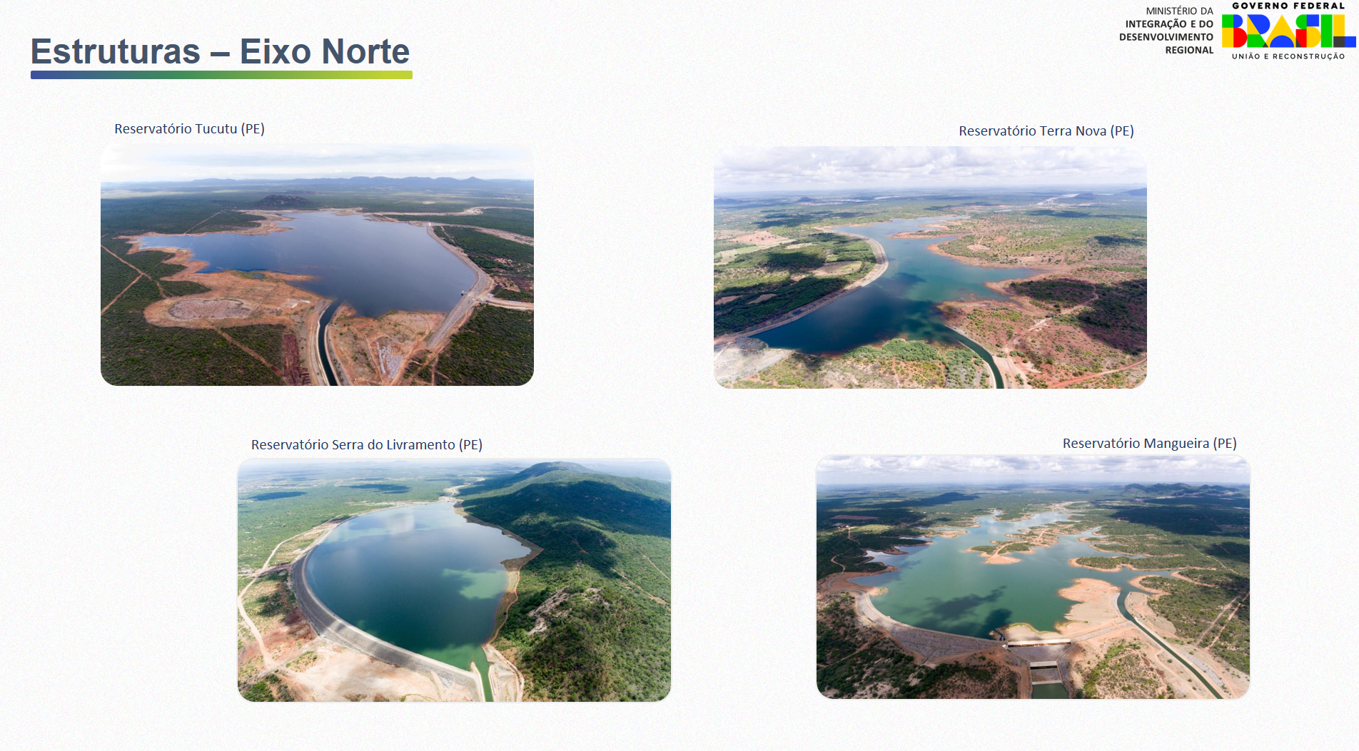 Foto 1 - Estruturas do Eixo Norte