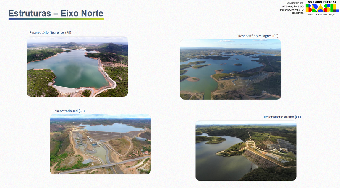 Foto 2 - Estruturas do Eixo Norte