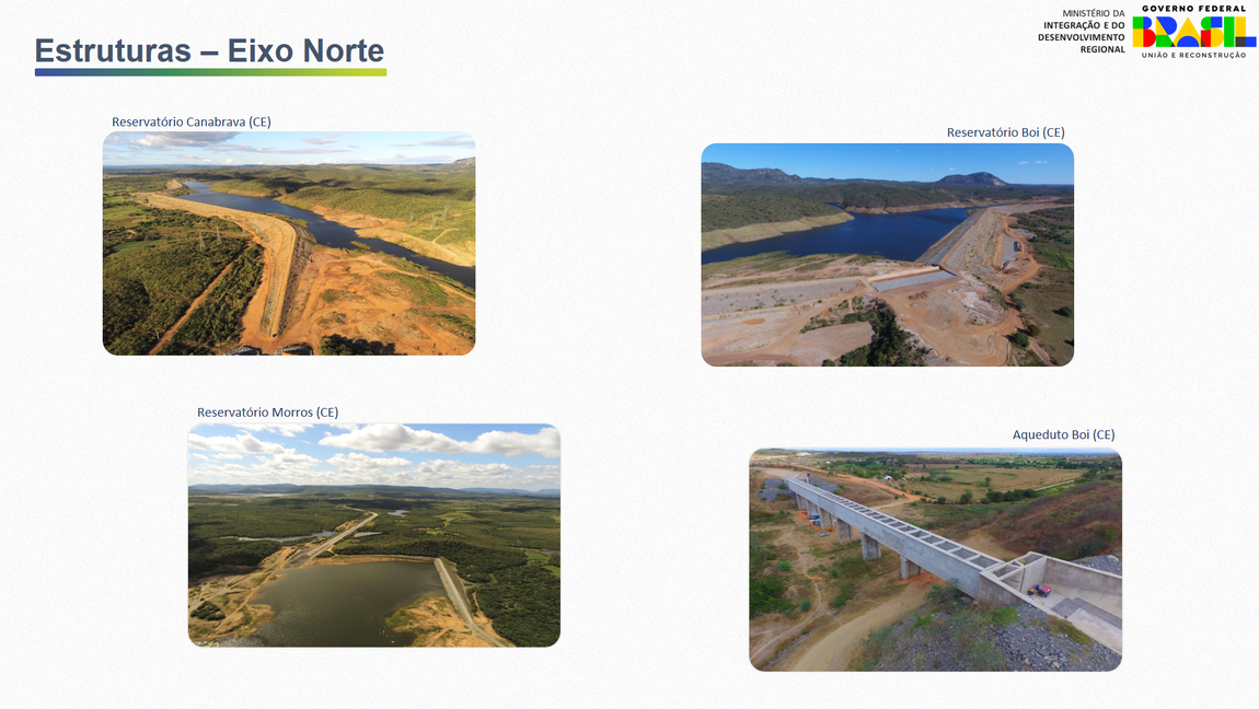 Foto 3 - Estruturas do Eixo Norte