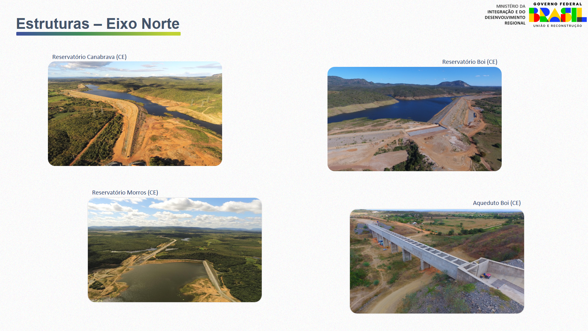 Foto 3 - Estruturas do Eixo Norte