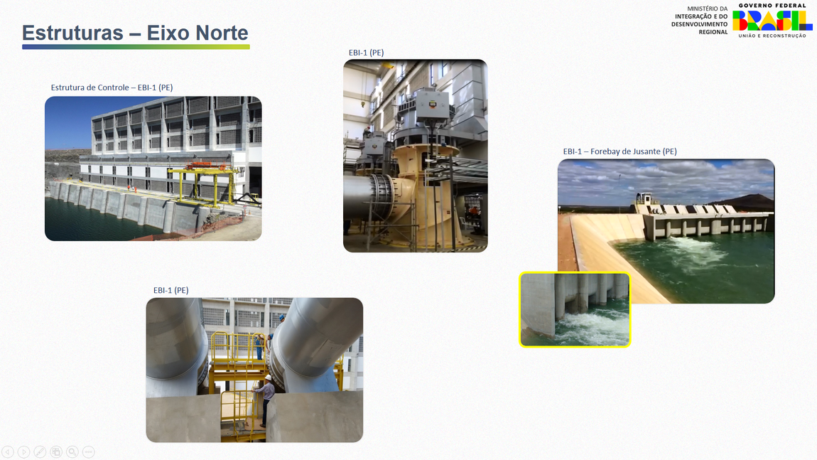 Foto 4 - Estruturas do Eixo Norte