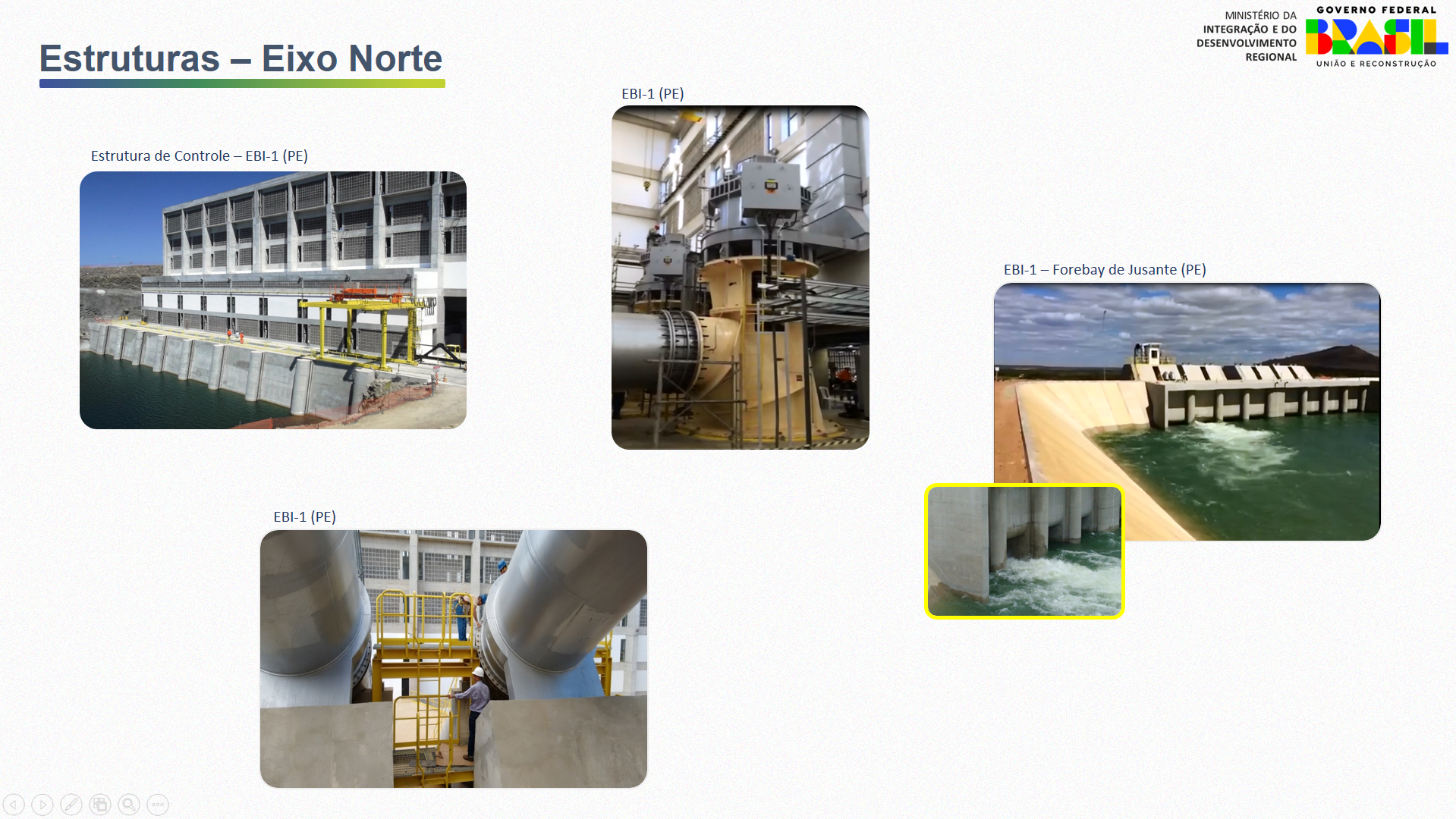 Foto 4 - Estruturas do Eixo Norte