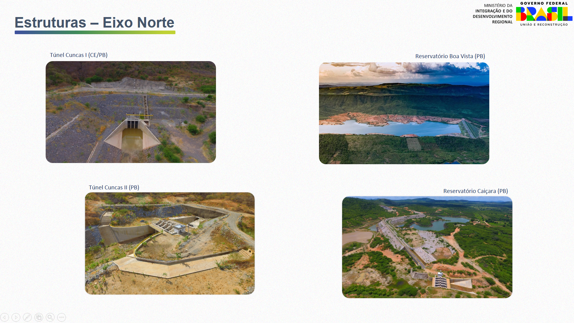 Foto 5 - Estruturas do Eixo Norte.