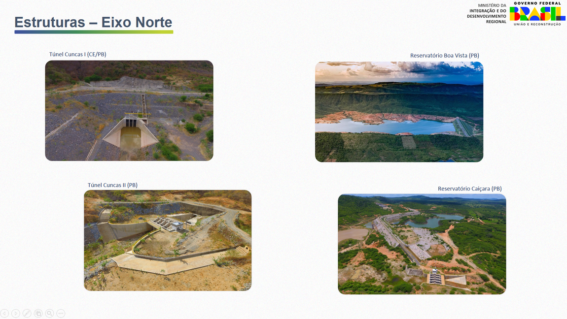 Foto 5 - Estruturas do Eixo Norte.