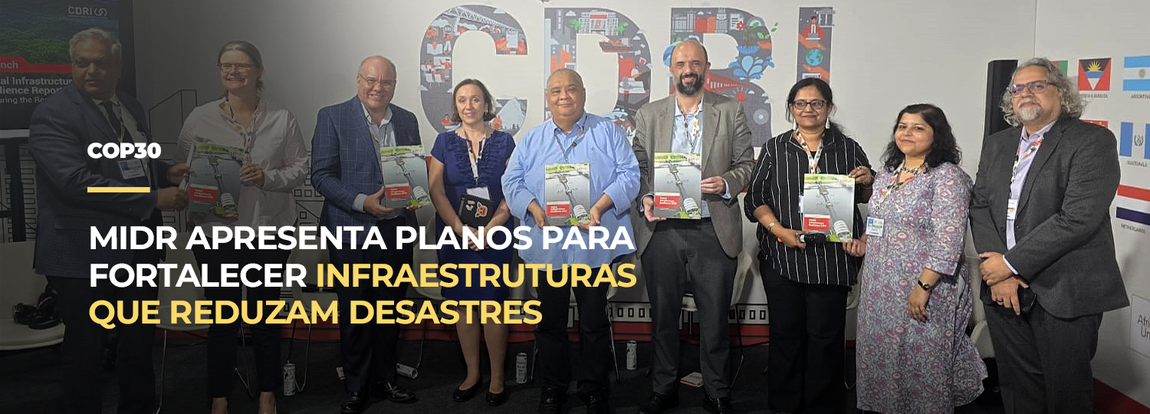 MIDR apresenta planos para fortalecer resiliência climática na COP30