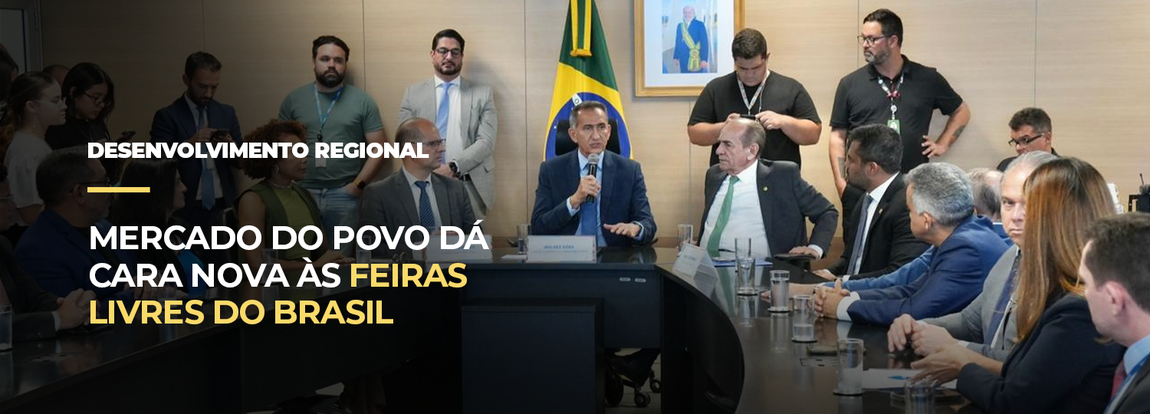 Mercado do Povo levará mercados modulares a municípios com baixo índice de desenvolvimento