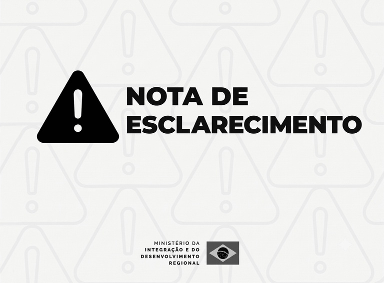 MIDR alerta sobre golpe para liberação de recursos