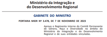 Regimento Interno do CGRD – Novembro 