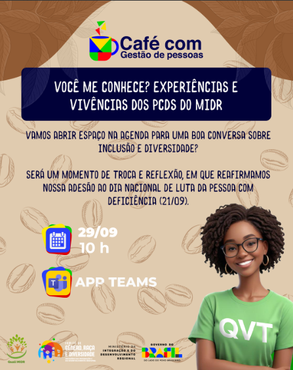 Roda de Conversa em alusão ao Dia Nacional de Luta da Pessoa com Deficiência - Setembro