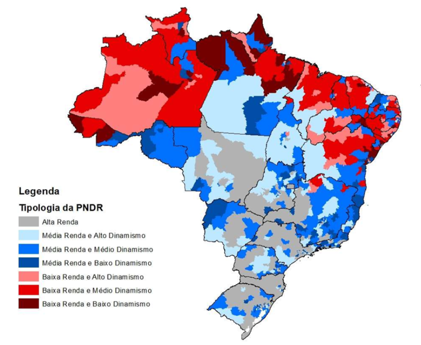 Tipologia referencial da PNDR - 3ª Edição