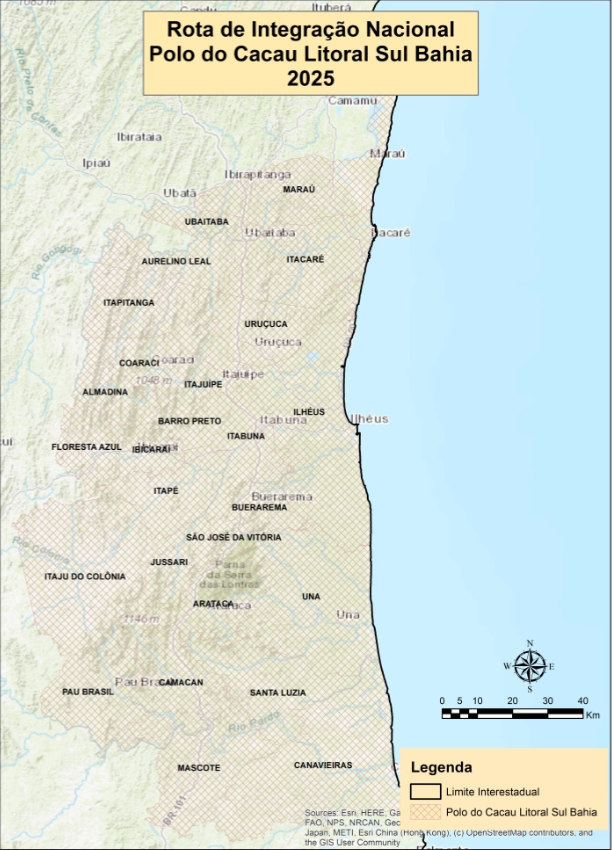 Polo do Cacau Litoral Sul da Bahia