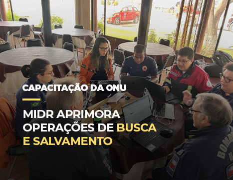 MIDR aprimora operações de busca e salvamento
