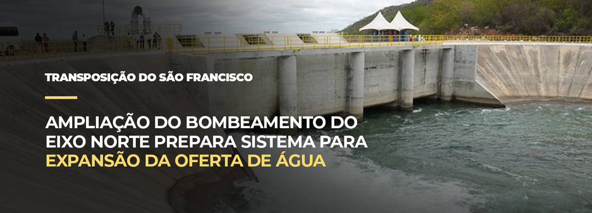 Ampliação do bombeamento do Eixo Norte
