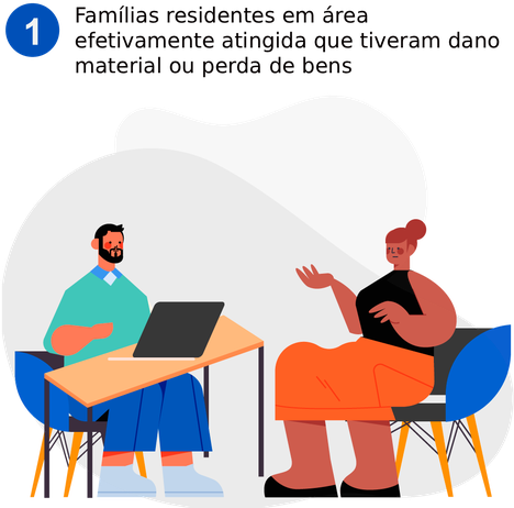 imagem ilustrativa com pessoa sendo atendida - texto: Responsável familiar confirma informações