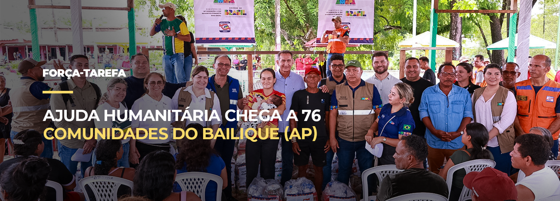 Força-tarefa leva ajuda humanitária para moradores do Arquipélago do Bailique, no Amapá