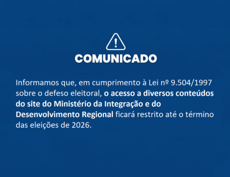 Comunicado Defeso Eleitoral