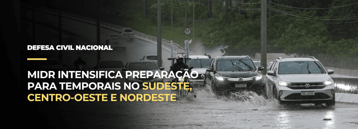MIDR intensifica ações de preparação para temporais