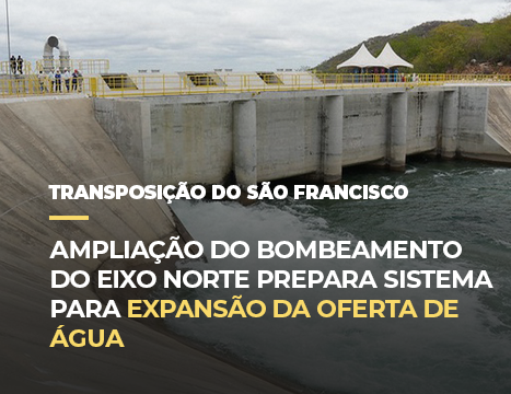 Ampliação do bombeamento do Eixo Norte