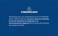 Portal do MIDR adequa publicação de conteúdos durante período eleitoral