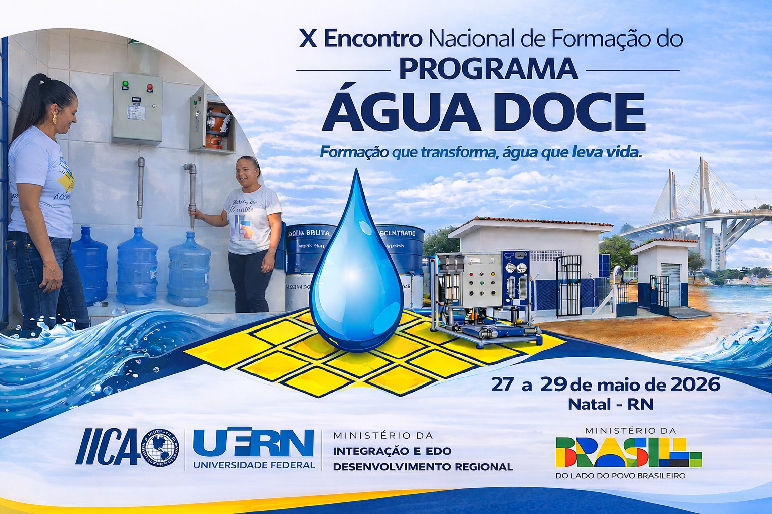 Encontro reafirma o compromisso do MIDR e de seus parceiros com a ampliação do acesso à água de qualidade