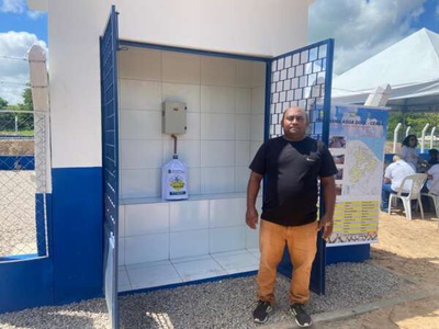 O agricultor familiar João Gadelha comemora: ação que transformou vidas.