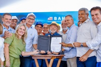 Com recursos do MIDR, Lula entrega adutora e obras hídricas na Bahia