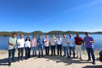 Comitiva do Piauí conhece operação do Projeto de Integração do Rio São Francisco em Salgueiro (PE)