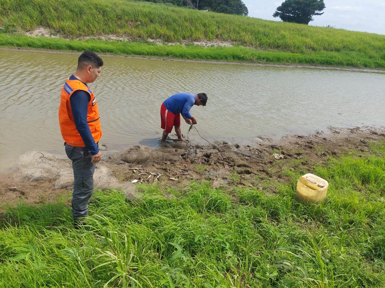 No Pará, equipe do Gade apoia o município de Santarém, que sofre com a redução drástica dos níveis dos rios Tapajós e Amazonas. (Foto: Divulgação)