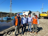 Instalações de bombas no Rio Grande do Sul vão ajudar na retirada da água