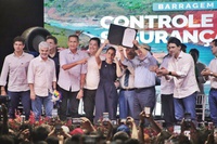 Lula e Waldez dão início à retomada da obra da Barragem Igarapeba