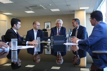 Reunião com o governador Ronaldo Caiado