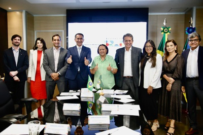 Ministro Waldez Góes recebeu também a governadora do Rio Grande do Norte Fátima Bezerra: empreendimentos hídricos para o estado potiguar.