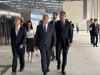 Missão brasileira visita laboratório chinês de prevenção a desastres hídricos