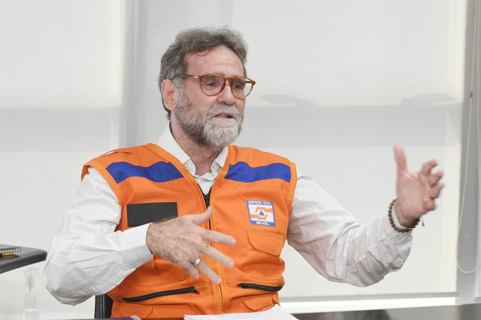 Para o secretário Nacional de Proteção de Defesa Civil, Wolnei Wolff, o PNPDC é um marco fundamental na gestão de riscos de desastres no Brasil. (Foto: Carlos Moura/MIDR)