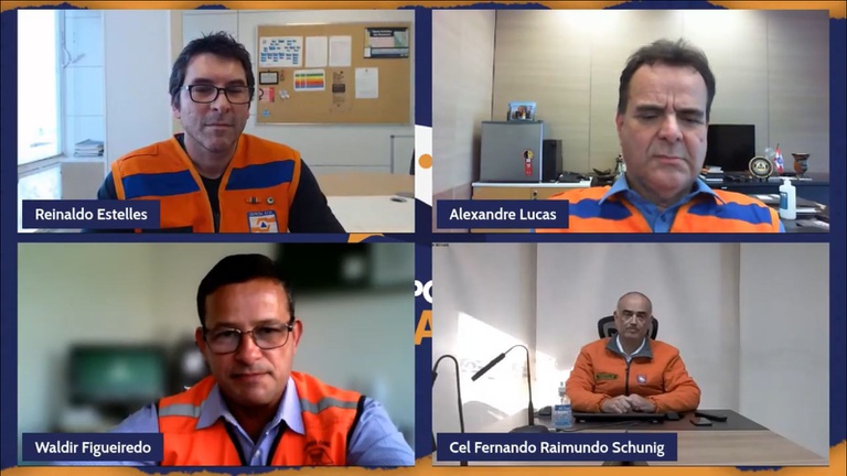 Bate papo defesa civil