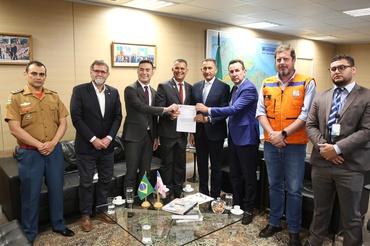 Reunião com deputados da Frente Parlamentar de Gestão de Riscos e Desastres