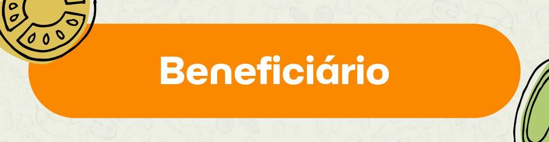 Botão com texto tátil: Beneficiário - Clique para interagir