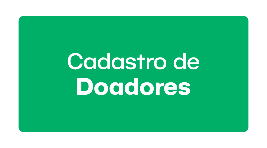 Botão com texto tátil: Cadastro de doadores - Clique para interagir