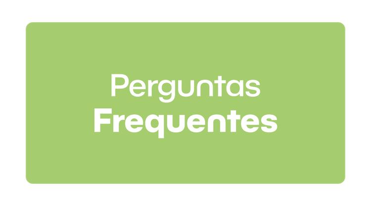 Botão com texto tátil: Perguntas Frequentes - Clique para interagir
