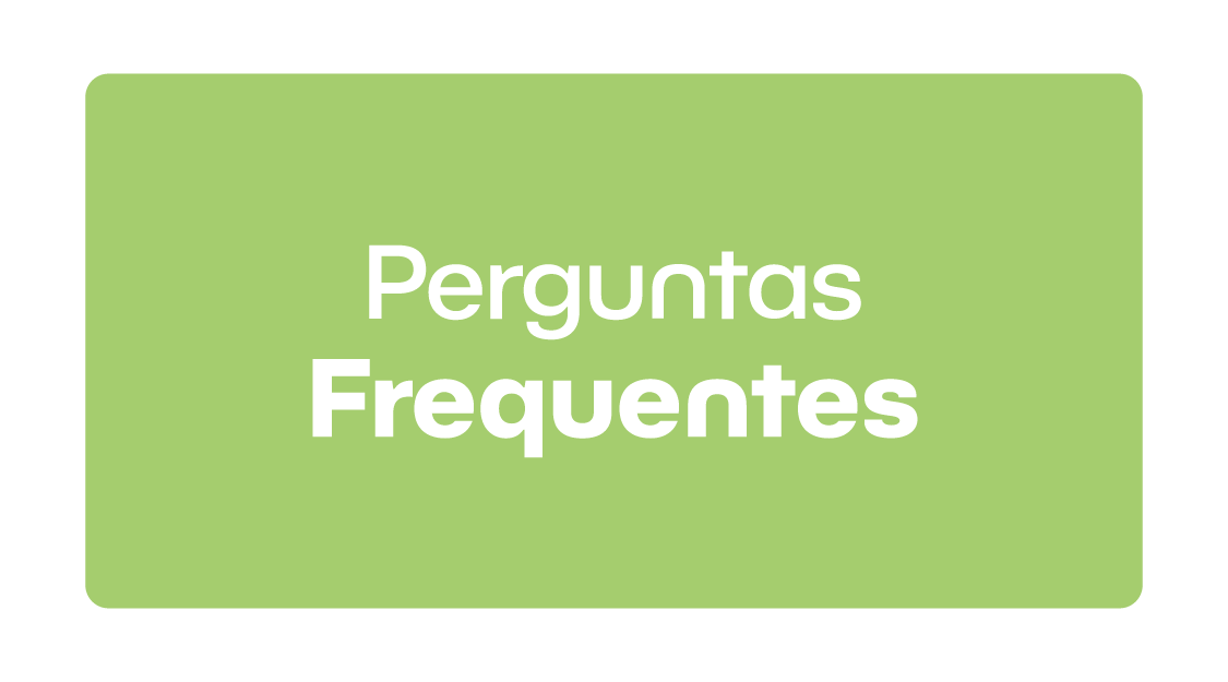 Botão com texto tátil: Perguntas Frequentes - Clique para interagir